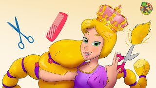 Prenses Rapunzel Masalları KUAFÖR | KONDOSAN Türkçe - Çizgi Film Çocuk Masalları Prenses Masalları