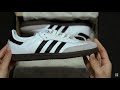 Unboxing adidas samba og cloud whitecore black