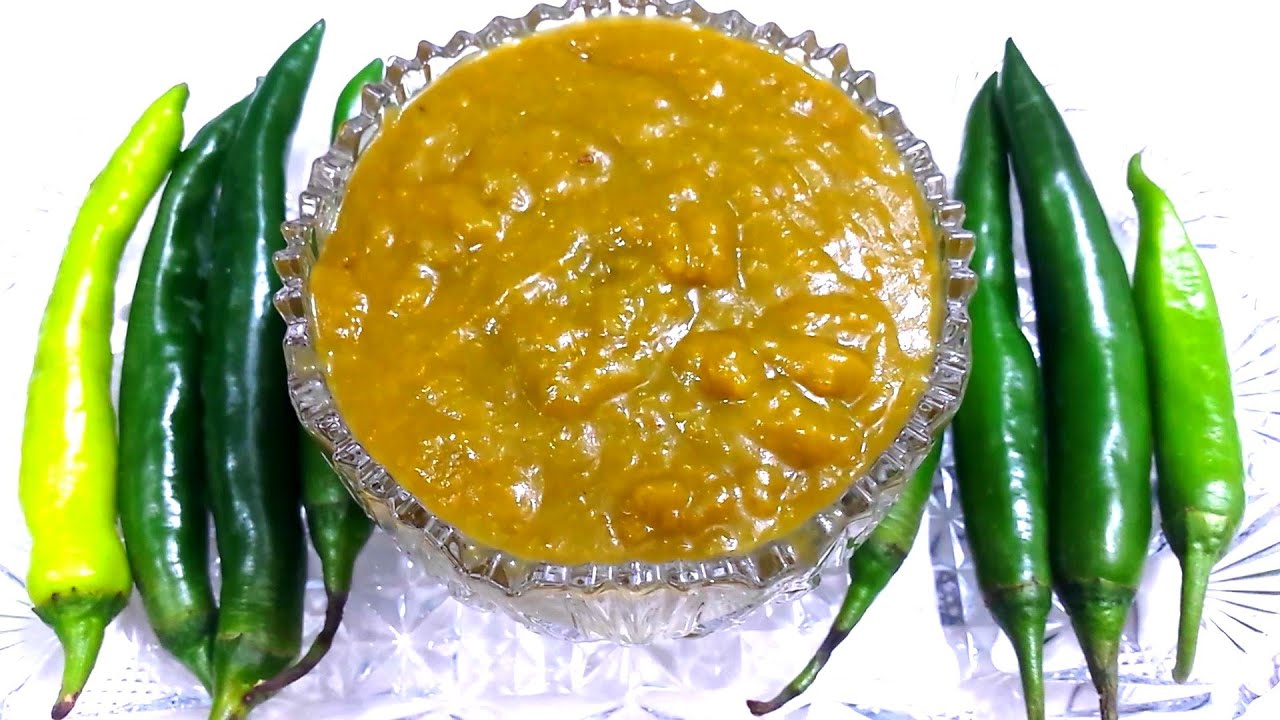 Green Chilli Sauce Easy Way To Make Green Chilli Sauce Recipe Maxresdefault