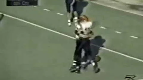 Greg Hilburn 83 yard pass from Sydney Gaston 1994 ...