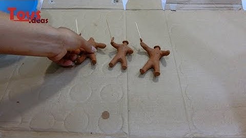 How to make clay army very simple hand made - How to made clay wolf warrior