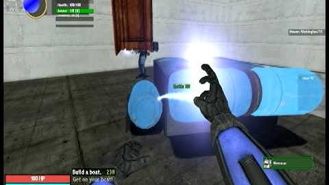 Garrys Mod - Washington and nonamedeath in build-a-boat Build The fail boat