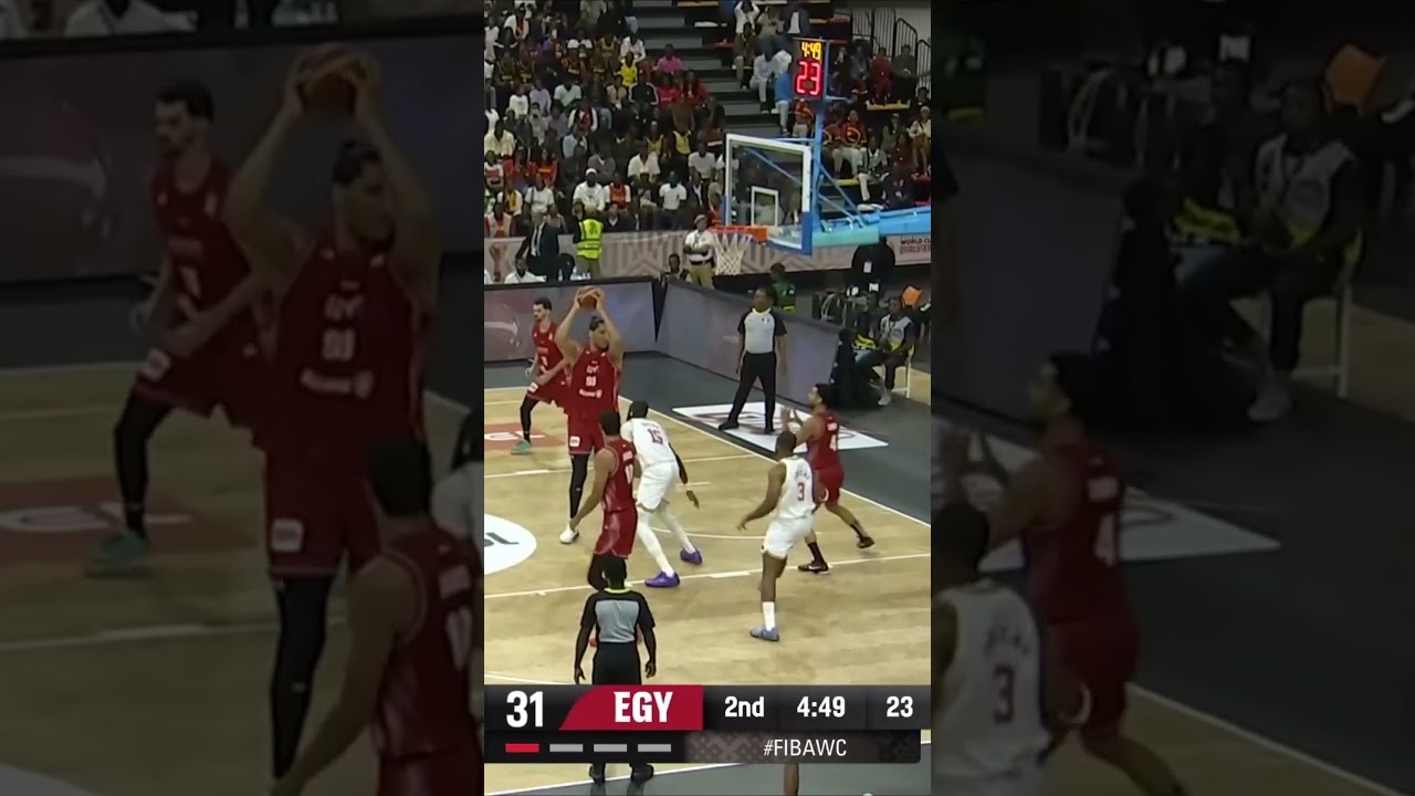Coach: "Just play good defense." The matchup: 7'9" 😭 #FIBAWC