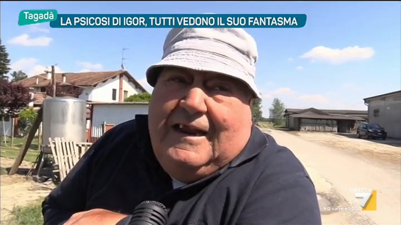 La psicosi di Igor, tutti vedono il suo fantasma