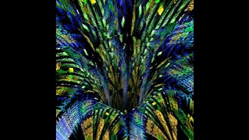 FluidSim Wedge 3D Wormhole 2 minute UHD animation