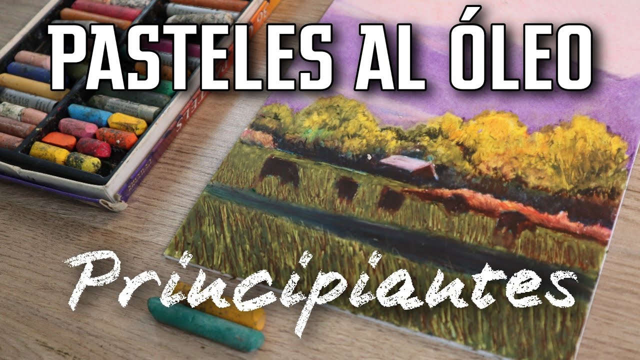 APRENDE a PINTAR un PAISAJE con PASTELES al ÓLEO