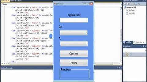 CREAR CONVERTIDOR EN VISUAL BASIC 2010