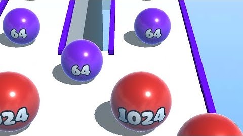 Ball Merge 2048 - All levels Gameplay Android ios Level 17 to 18