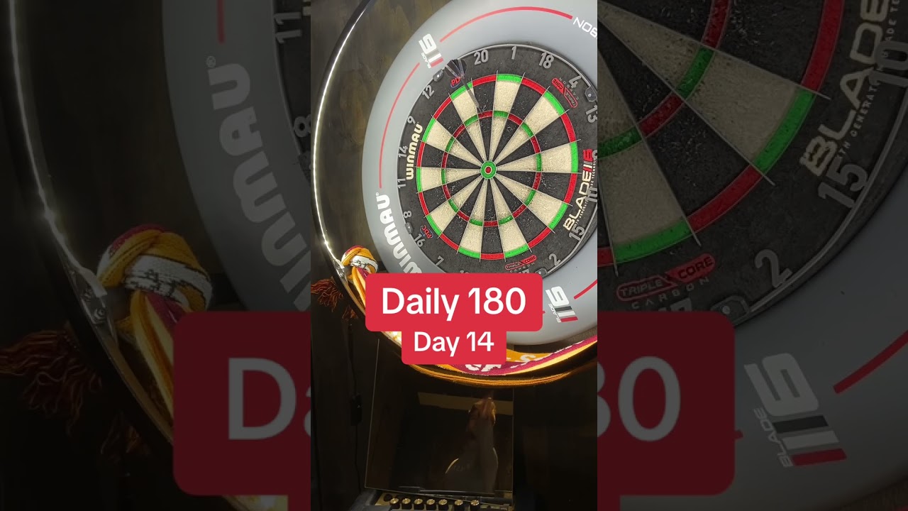 Day 14 of throwing a 180 every single day