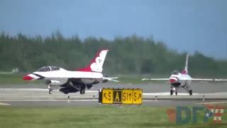 USAF Thunderbirds Takeoff/Landing at San Juan (SJU)