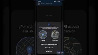 Iniciar sesión en App y permisos iniciales. Alertas POIs-GPS App Android.