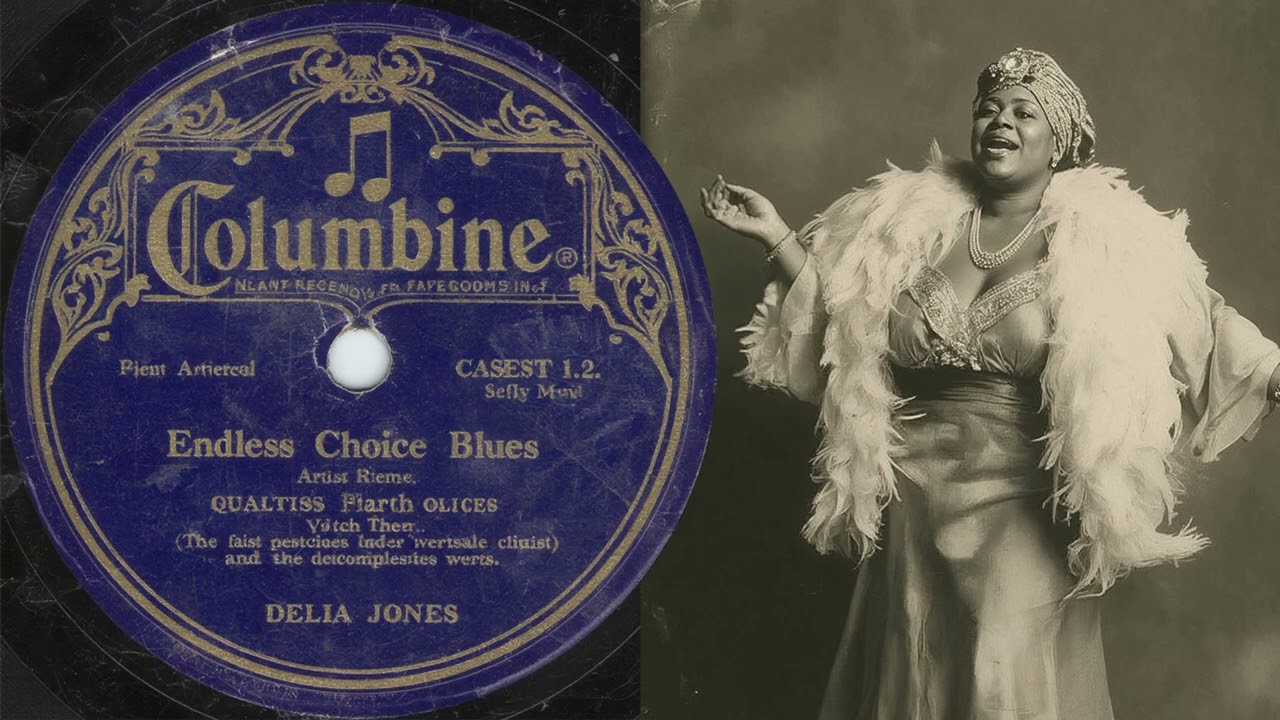 Endless Choice Blues - by Delia Jones (vaudeville blues lost record)