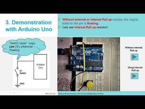 Pull up / Pull down resistors Explained | Internal Pull-up in Arduino ...