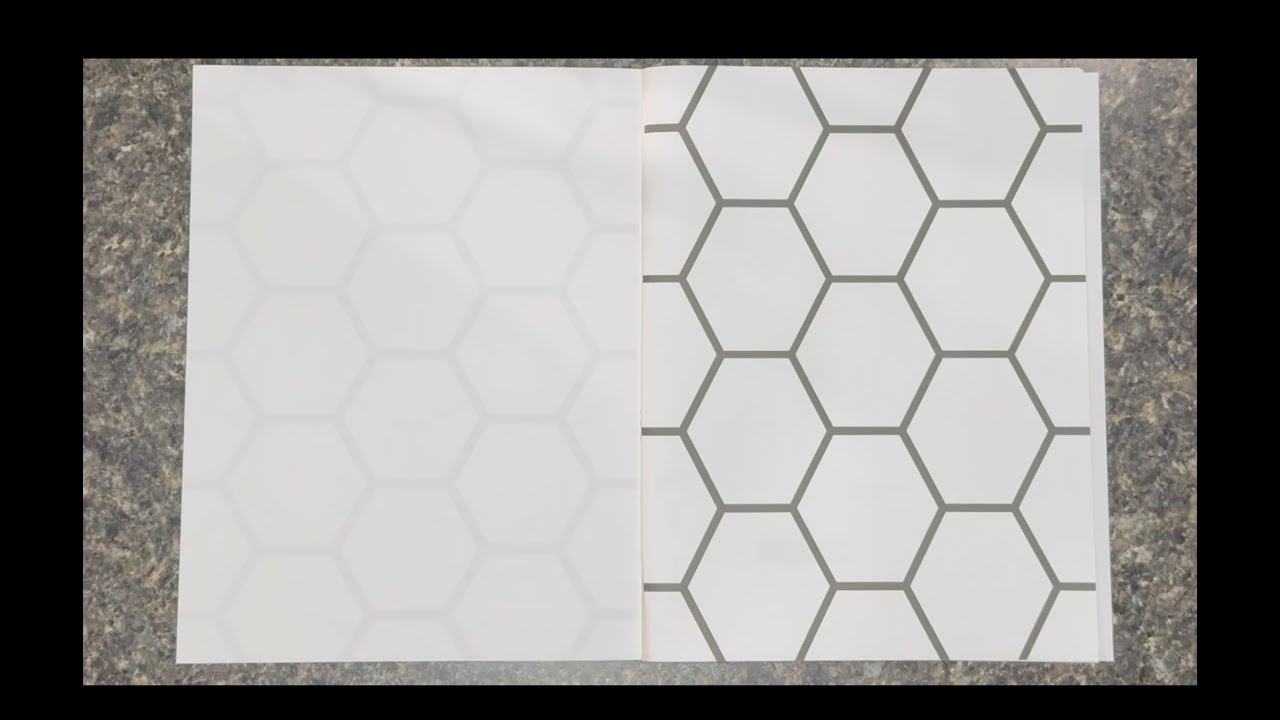 Colour with Me: Satisfying Designs | Pink & Purple Hexagons 