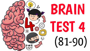 Brain Test 4:Tricky Friends Levels 81 82 83 84 85 86 87 88 89 90 #argaming #braintest4 #viralvideo