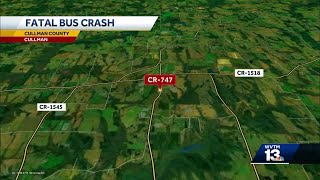 Man killed in collision with Cullman County school bus