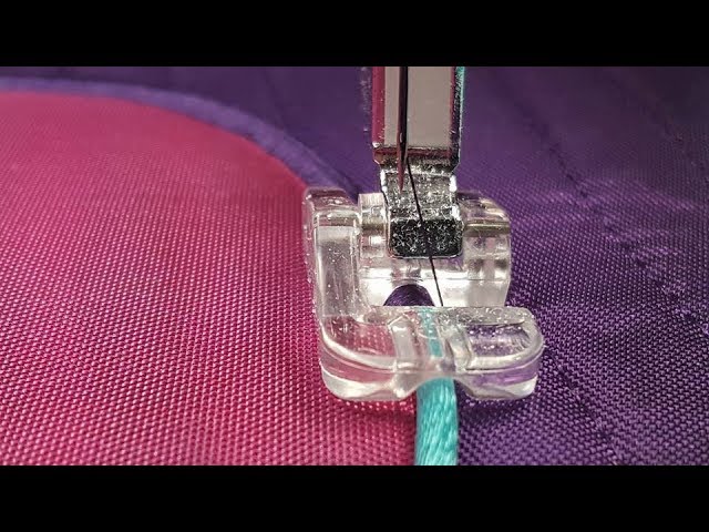 Sew Pearls Without Holding On! - Pearls & Piping foot 