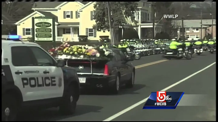Funeral procession for Ofc. Guindon begins