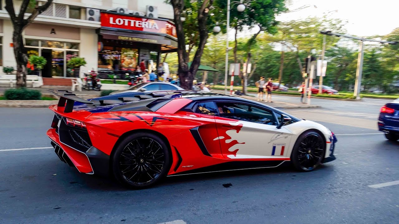 Lamborghini Aventador SV của Minh Nhựa xuất hiện trong dàn áo mới 