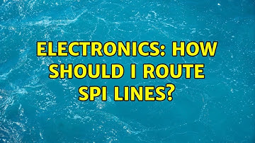 Electronics: How should I route SPI lines? (2 Solutions!!)