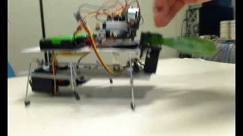 Antbot - Hexapod robot with 3 servo