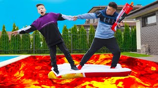 Пол Это Лава ! Экстремальный Челлендж ! Floor Is Lava Challenge