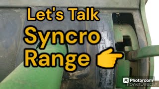 John Deere synchro trans - simplified and explained  4320 4020 3020 4010 3010