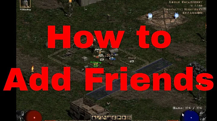 Diablo 2 How to Add Friends