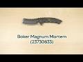 Розпаковка Boker Magnum Mortem (23730833)