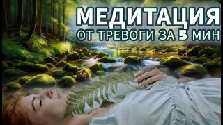 Медитация для снятия тревоги и стресса за 5 минут