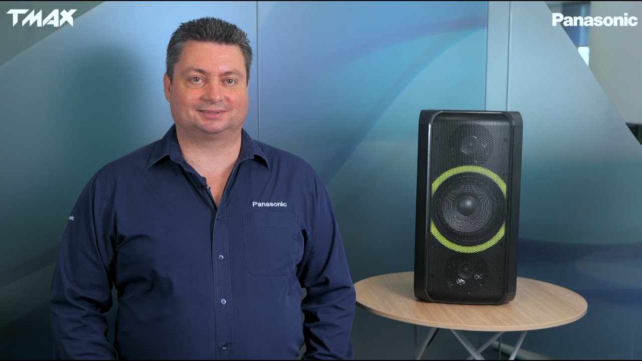 SC-TMAX5 Sistem audio portabil cu funcție de încărcare a wireless a  telefonului - YouTube