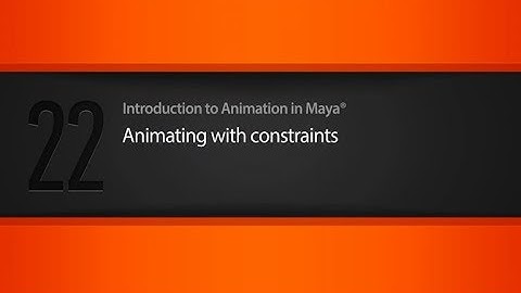22  Animating with constraints