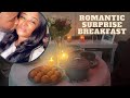 Surprising my Husband with a Romantic Birthday Breakfast | Vlog