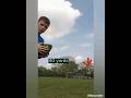 40 yards in a basketball hoop with a football #shorts #football #basketball