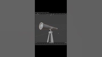 Creating a STYLIZED Telescope in Blender UNDER 1 Minute