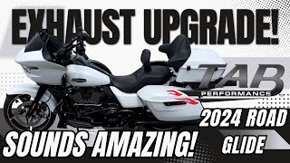 2024 Harley Davidson Road Glide Exhaust Upgrade  Tab Performance!