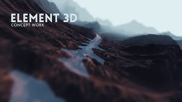 Element 3d Render From Adobe After effects  |  Concept Work