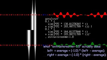 Examples of manupilation of audio with ffmpeg - extrastereo