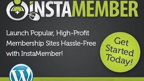 Instamember |Wordpress Membership Plugin|Membership Plug In |Membership Plugin for Wordpress