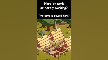 Are my villagers bugged or just lazy? #indiegame #indiedev #gamedev #medieval #animation #games