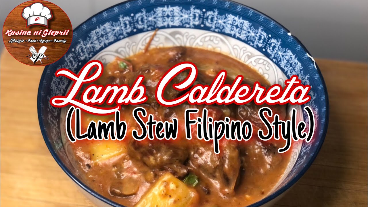 Lamb Caldereta Lamb Stew Filipino Style Lamb Recipe YouTube