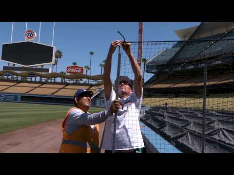 FIRST LOOK: Dodger Stadium netting extended