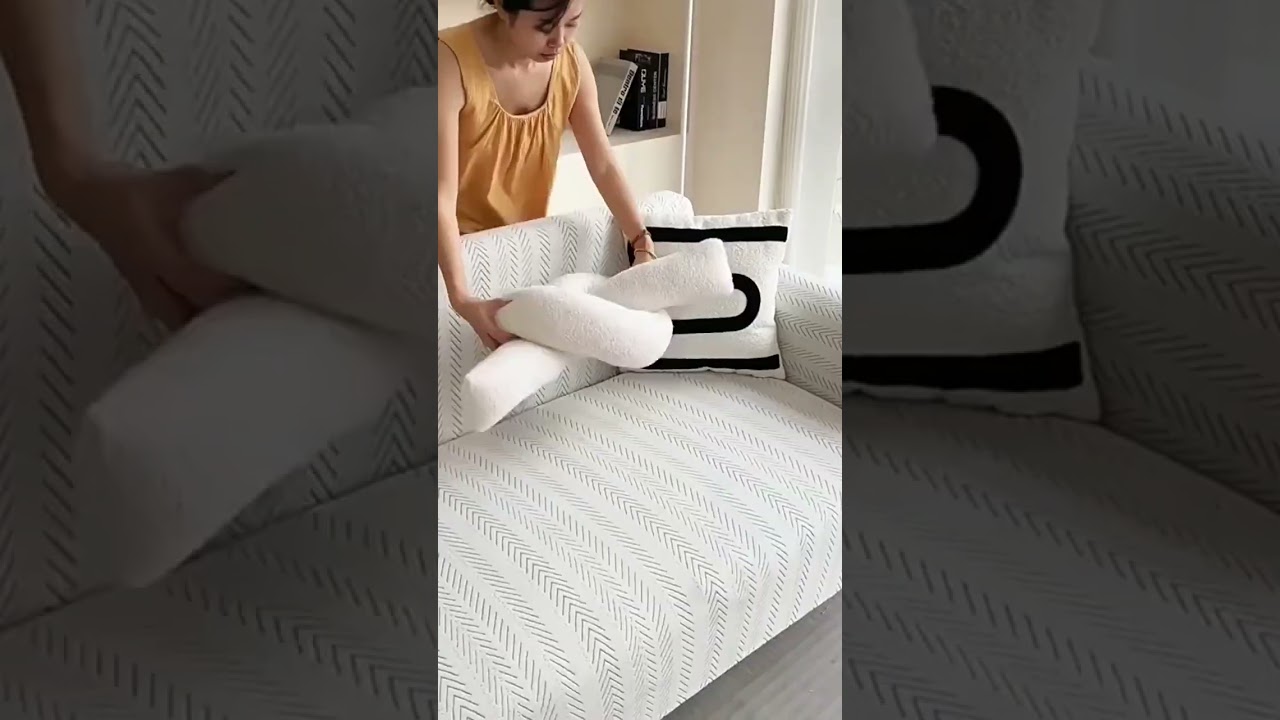 Durable anti-scratch sofa slipcover 