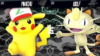 Meowth Vs Ash's Pikachu - Requested Smash Battle