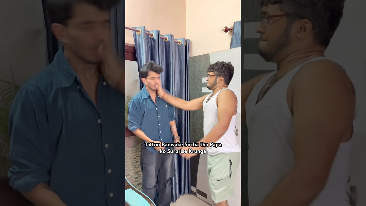 Tattoo Banwana Socha tha Papa ko Surprise Krunga