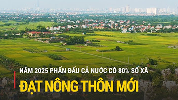Phấn đấu cả nước có 80% số xã đạt nông thôn mới vào năm 2025 | Truyền hình Quốc hội Việt Nam