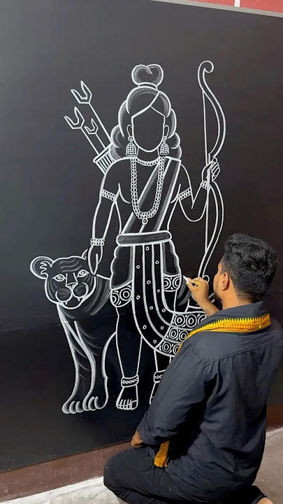 Easy Ayyappa Swamy Drawing🥹#shorts #ayyappaswamysongs #trending