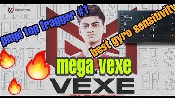 mega vex claw setup | Mega vexe top fragger #1 in pmpl 2020 | gyro control layout and sensitivity