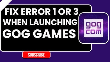 Los GOG-fout 1 en fout 3 op bij het starten van games (stap-voor-stap handleiding 2026)