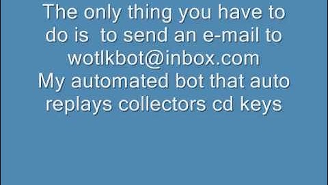 WRATH OF THE LICH KING COLELCTORS EDITION CD KEY CONVERT